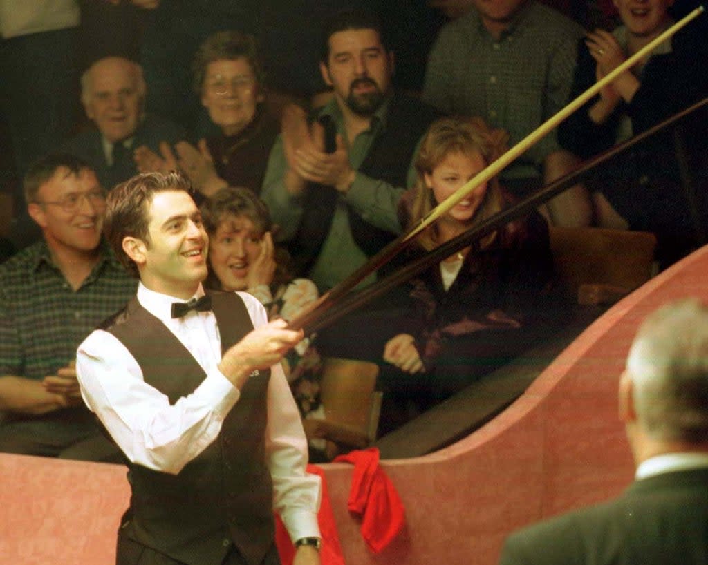Ronnie O’Sullivan took just over five minutes to complete a 147 break in 1997 (PA) (PA Media)
