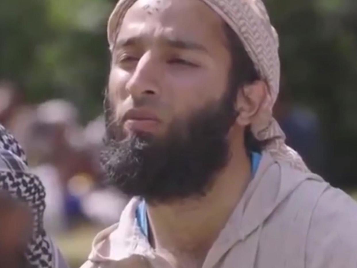 London Bridge attacker Khuram Shazad Butt, also known as 'Abz', in Channel 4's 'The Jihadis Next Door' in 2016: Channel 4