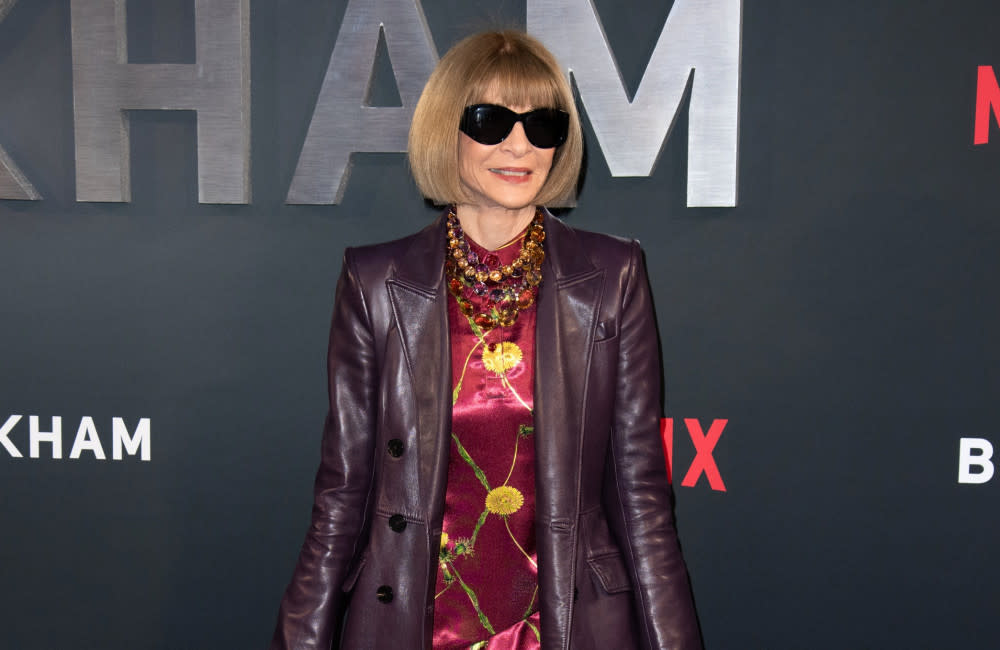 Dame Anna Wintour is adamant politics needs to meet fashion credit:Bang Showbiz