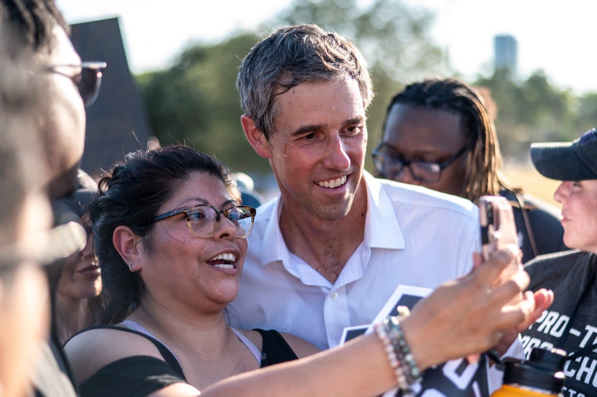 El aspirante demócrata afirma que va a derrotar a Gregg Abbott (Getty Images)