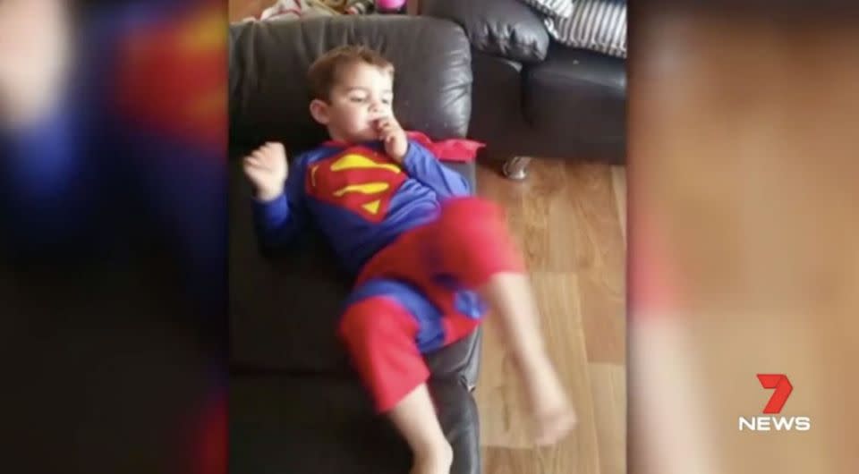 Little Lachlan died just a few days short of his third birthday. Source: 7 News