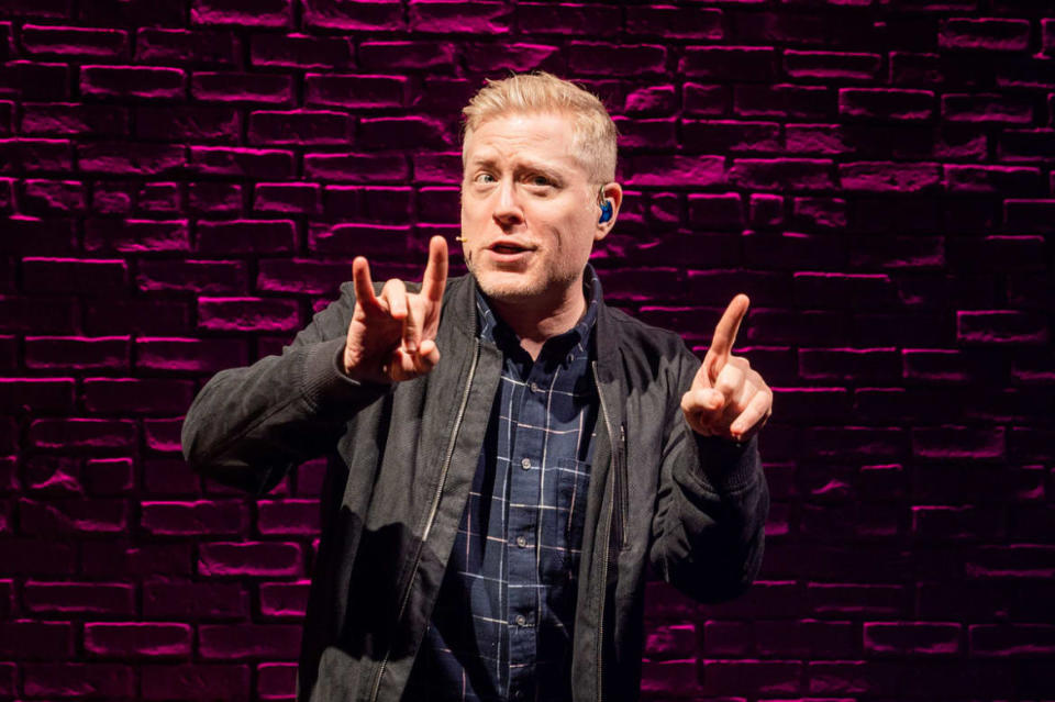 <div class="inline-image__caption"><p>Anthony Rapp in <em>Without You</em>. </p></div> <div class="inline-image__credit">Russ Rowland</div>