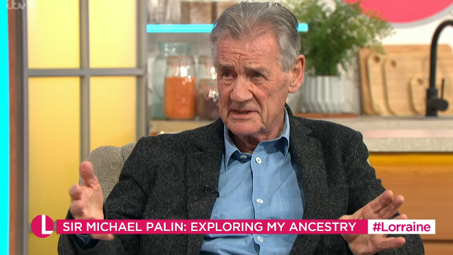 Michael Palin opened up on ITV's Lorraine. (ITV screengrab)