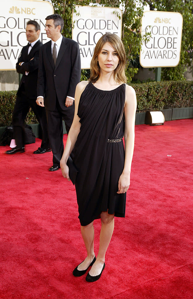 Sofia Coppola in 2004 at the Golden Globes (Photo: Getty Images)