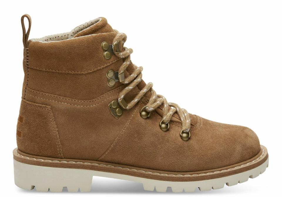 toms waterproof toffee suede summit boot