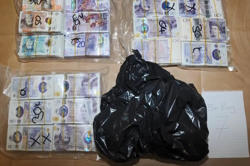 Police recovered more than £600,000 in cash -Credit:GMP