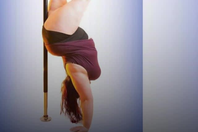 Pole dancing helps plus-size student love her body