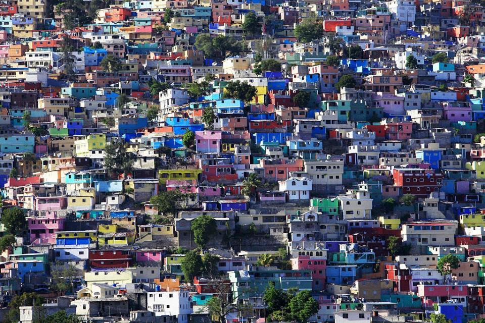 A photo of the Jalouise Slum in Port-Au-Prince.