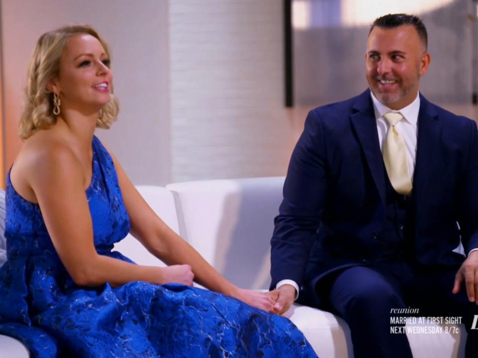 Lindsey and Mark on "Married At First Sight."