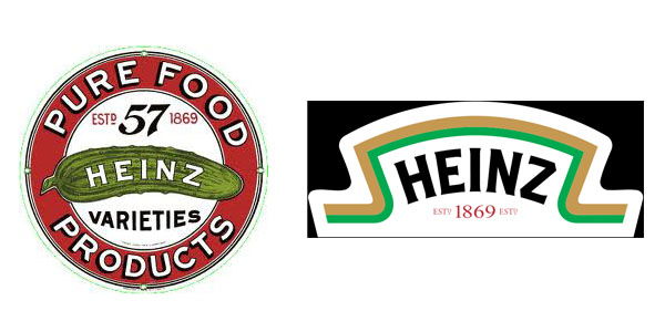 Heinz ditched the vintage gherkin in favour of a simple banner. 