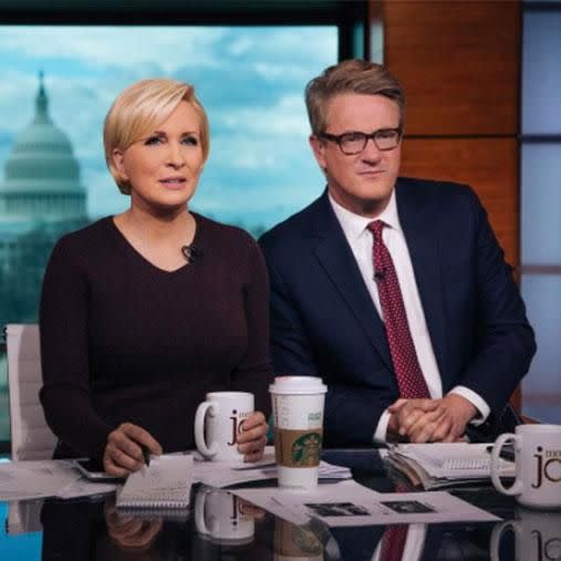 TV presenters Mika and Joe were the target of Trump's bullying. Photo: Instagram