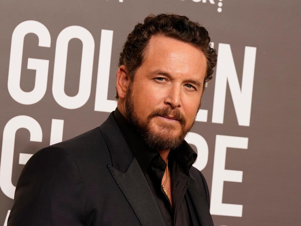 Cole Hauser at the 2023 Golden Globes.