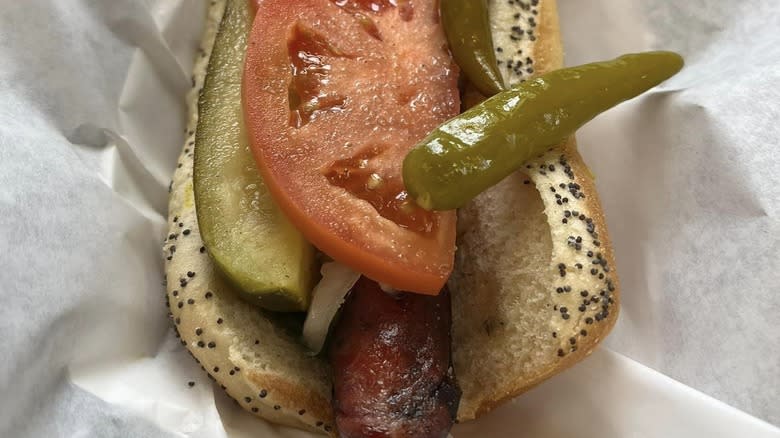 Wieners Circle hot dog