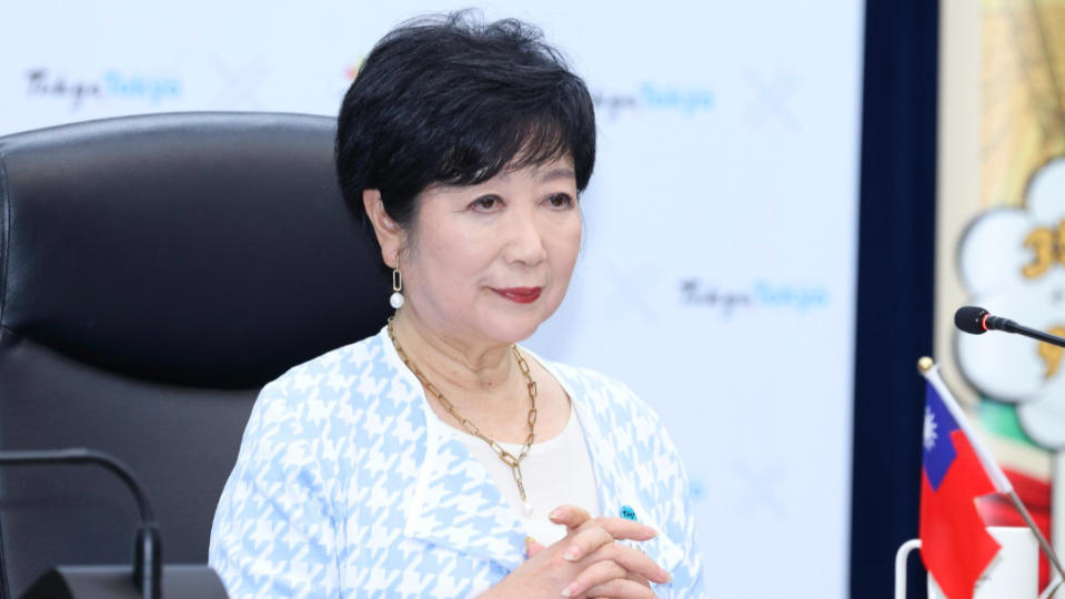 東京都知事小池百合子今年初訪台。廖瑞祥攝