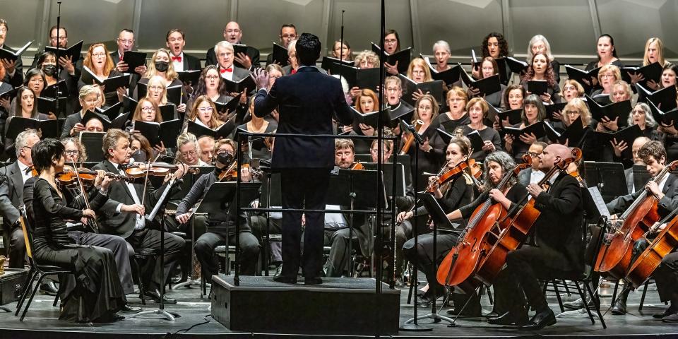 Monmouth Civic Chorus presents "Rejoice Greatly: A Celebratory Messiah and More" at 4 p.m. Sunday at the Basie in Red Bank.