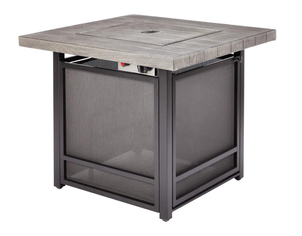 Canvas Breton Outdoor Fire Pit Table. Image via Canadian Tire.