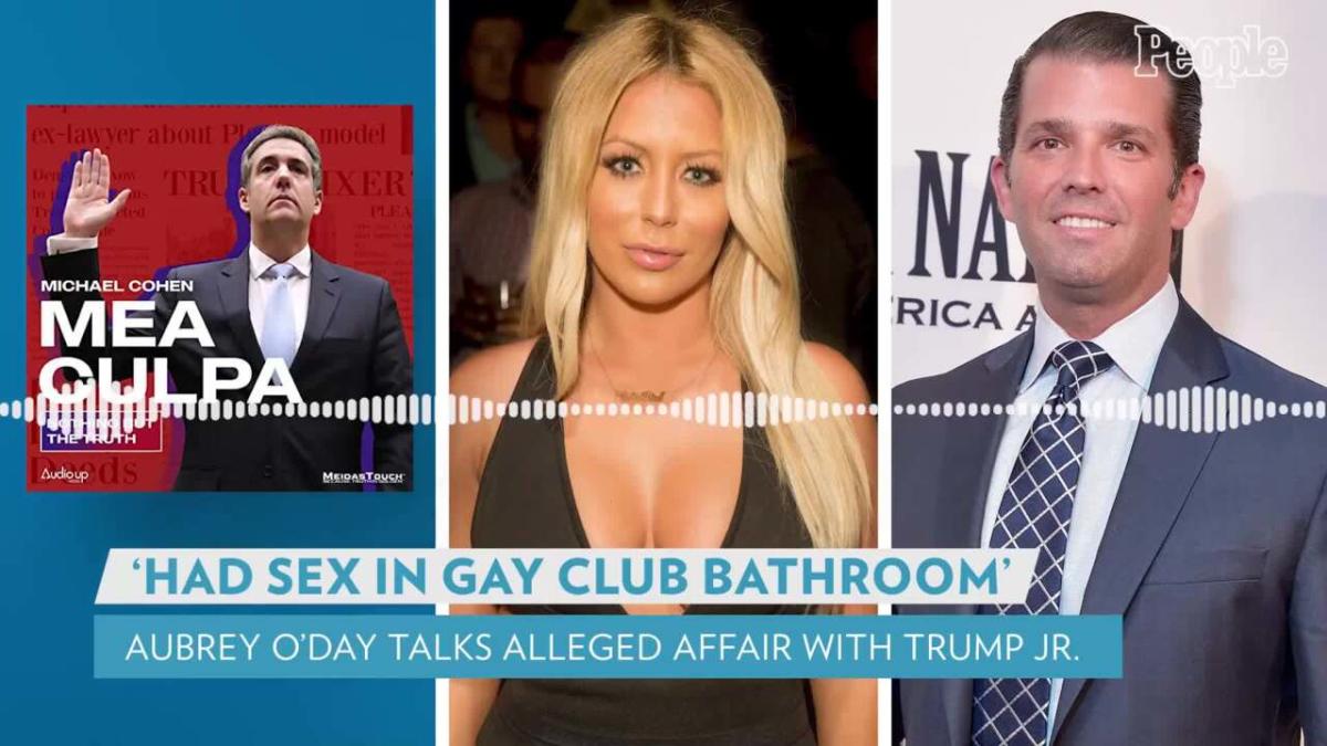 Aubrey Oday Reveals She Had Sex With Donald Trump Jr For The First Time In A Gay Club Bathroom 