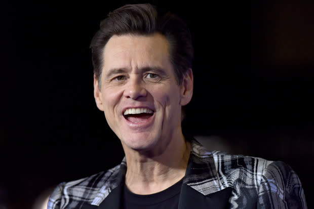 <p>Photo by Axelle/Bauer-Griffin/FilmMagic</p><p><strong>Jim Carrey</strong>, 61, took on the role of grandfather when his daughter, Jane, welcomed her son, Jackson, in 2010. In 2020, after being a grandfather for more than a decade, Jim confessed to feeling a tad embarrassed when Jackson enthusiastically addresses him as "grandpa" in public. "I'm a good grandad," he shared during <a href="https://www.youtube.com/watch?v=EY9rSbef3qI" rel="nofollow noopener" target="_blank" data-ylk="slk:an appearance on the U.K. talk show Lorraine;elm:context_link;itc:0;sec:content-canvas" class="link ">an appearance on the U.K. talk show <em>Lorraine</em></a>. "But it's a little embarrassing in public when he's just like, 'GRANDPA!' He doesn't hold back. But we're buddies. He's an awesome dude."</p>