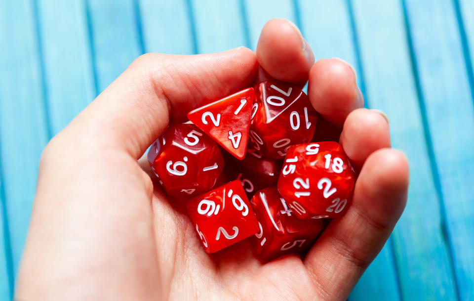 The Standard "Dungeons and Dragons" Dice