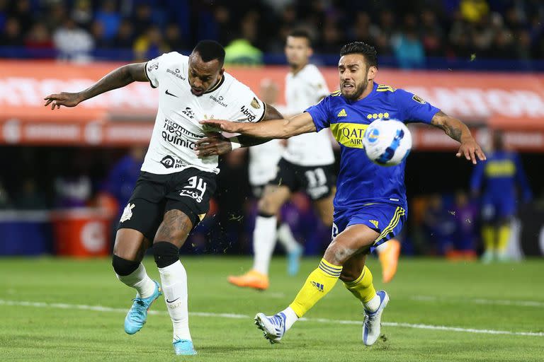 Una escena del partido de Copa Libertadores que disputaron Boca Juniors y Corinthians en la Bombonera. Se repetirá en octavos