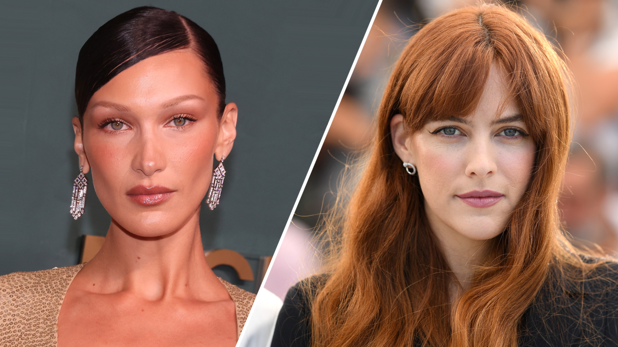 Bella Hadid, left, and Riley Keough have opened up recently about their Lyme disease treatments. (Getty Images)