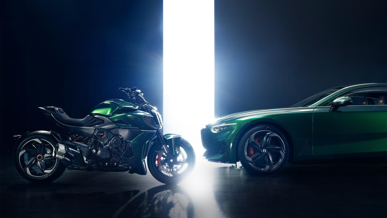  Bentley x Ducati Diavel V4. 