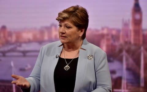 Shadow foreign secretary Emily Thornberry on the Andrew Marr Show - Credit: Jeff Overs/PA