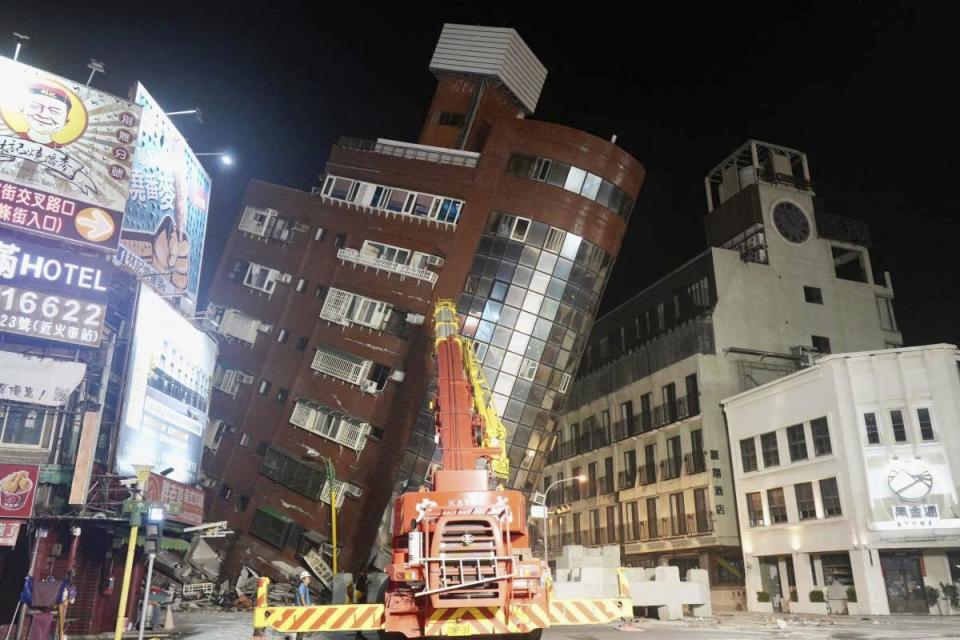 Um terremoto atinge Taiwan