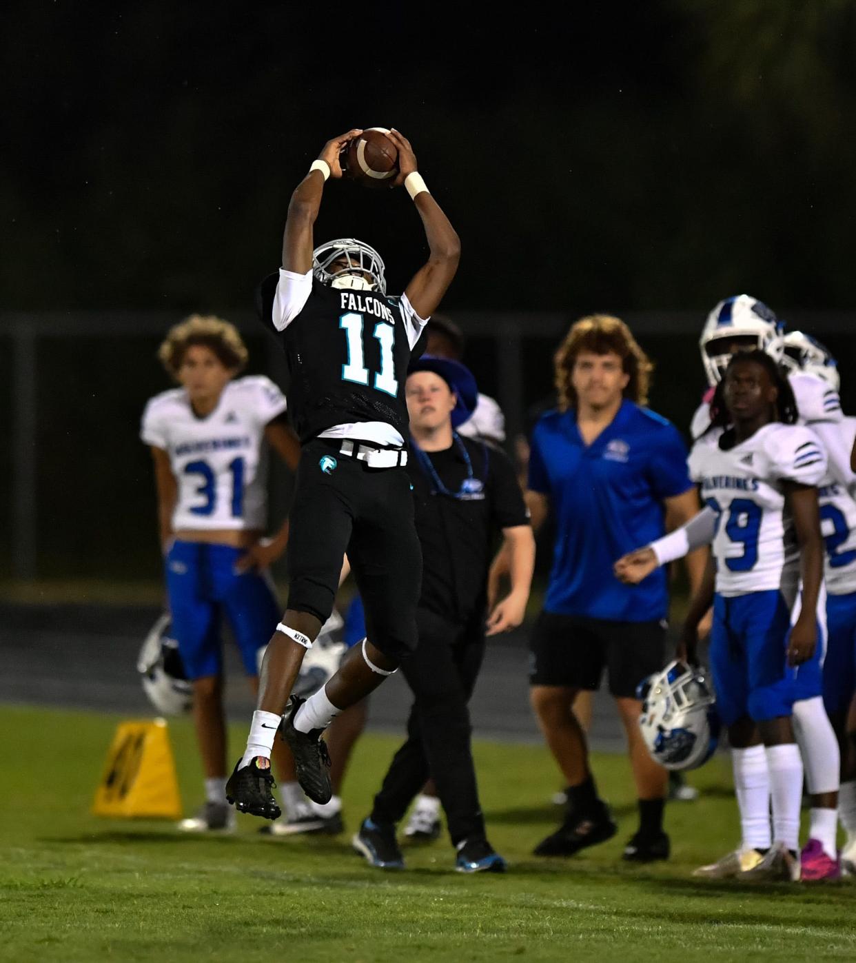 Jensen Beach defensive back Cordell Wilkins (11)