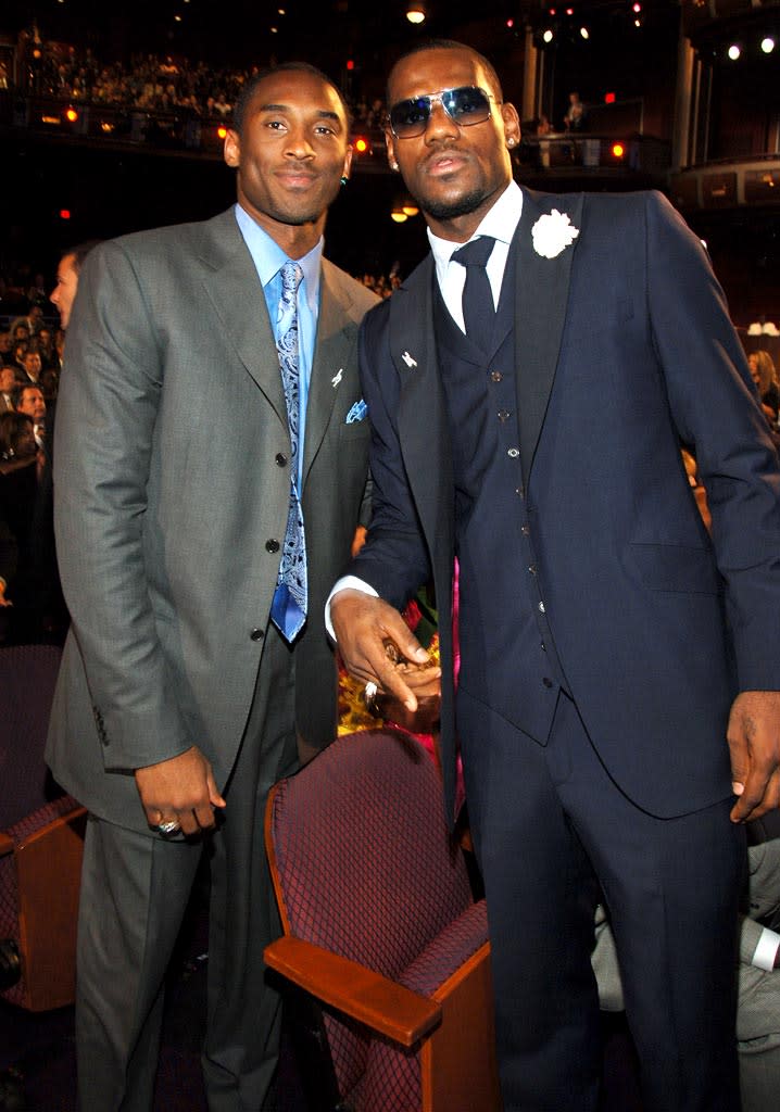 Kobe Bryant Le Bron James ESPY