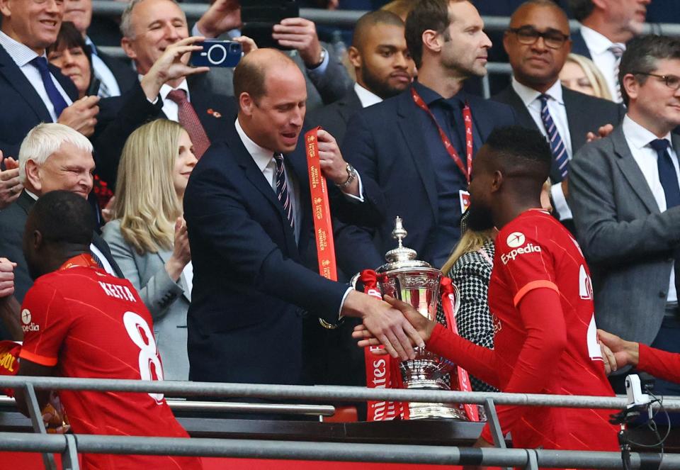 Prince William will be attending tomorrow’s FA Cup final (REUTERS)