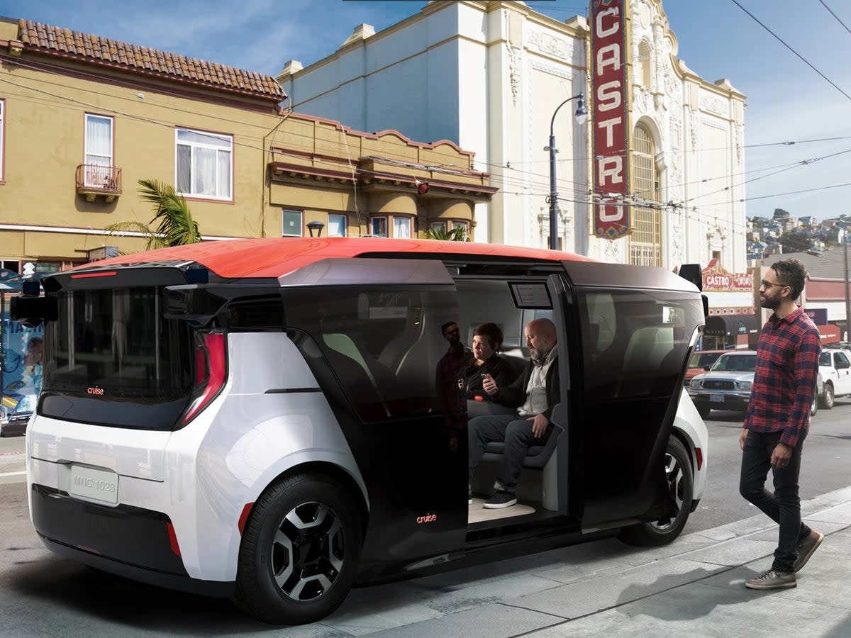 GM’s Cruise robo taxi will only be able to operate at night on uncongested roads in San Francisco, California (Cruise)