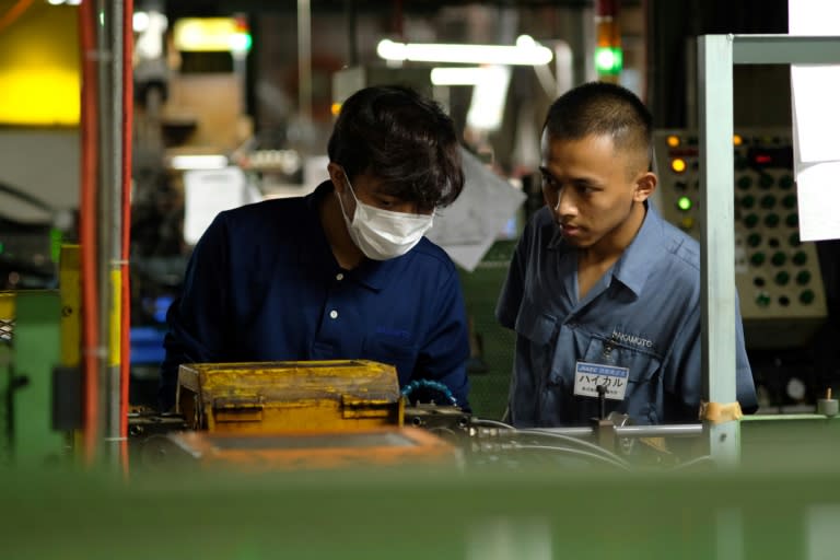 At Nakamoto Mfg's factory in Oizumi, some 30 percent of the workforce are foreigners