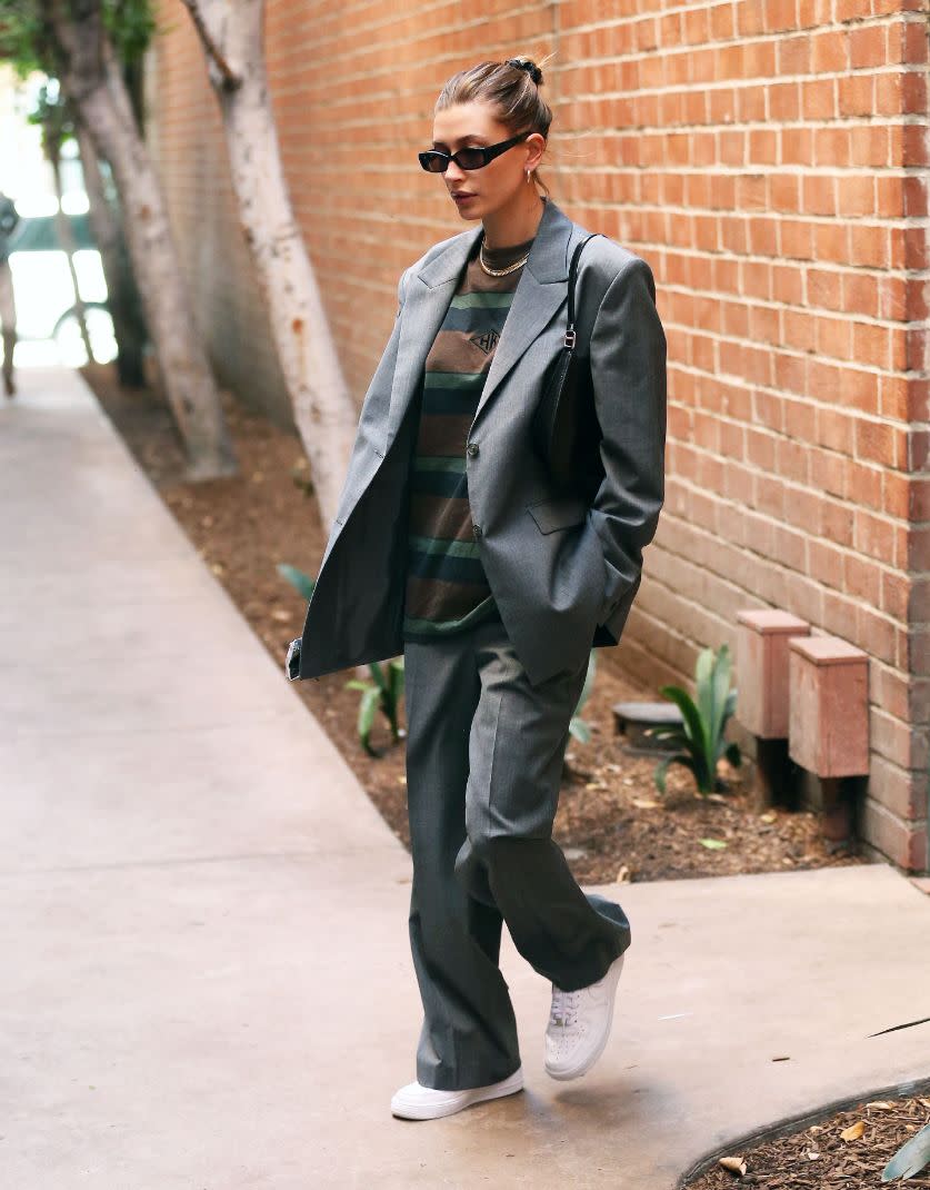 Hailey Baldwin steps out and about in Beverly Hills, Calif., Oct. 19. - Credit: TheCelebrityfinder/MEGA