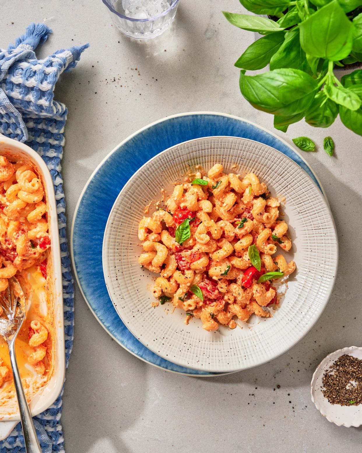 Baked Feta Pasta is a recipes from Yumna Jawad that went viral.