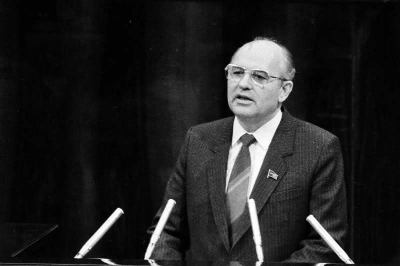 蘇聯末代領導人、冷戰終結者戈巴契夫（Mikhail Gorbachev），攝於1981年（AP）