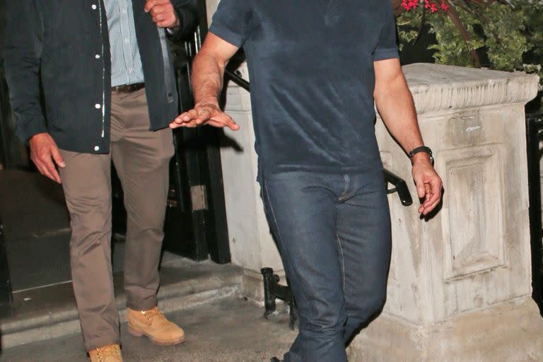 Su exmarido, Tom Cruise, fue visto saliendo del centro Dolby en el Soho de Londres luego de ver la proyección de su último film Misión: Imposible 7