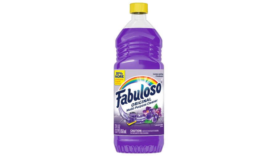 Recalled Fabuloso Original Multi-Purpose Cleaner Lavender Scent, 22 fl oz (Photo//CPSC)