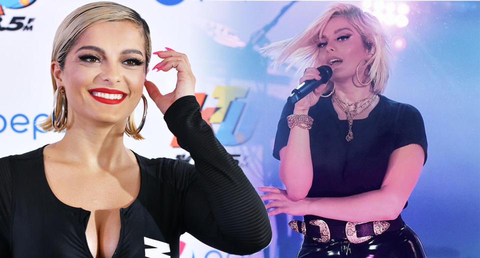 Bebe Rexha has hit back after "tubby" comments from trolls. [Photo: Getty/Instagram]