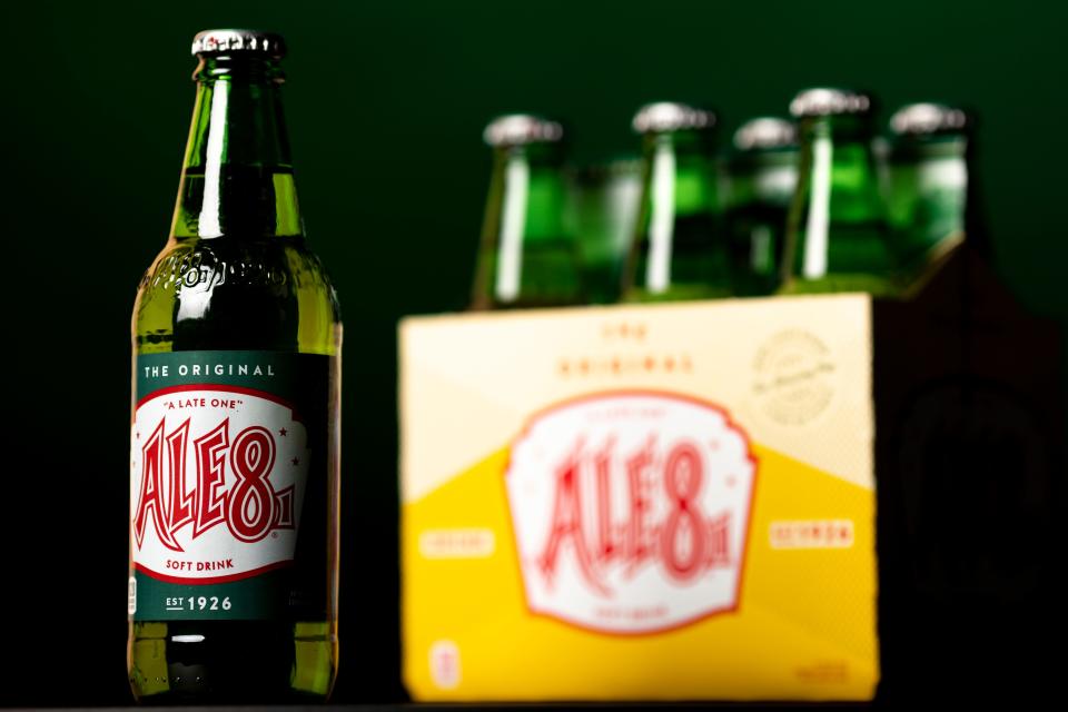 Ale-8-One is the original soft drink made in Winchester, Ky., by the Ale-8-One Bottling Company. The soft drink is made with real sugar and bottled into a recyclable glass bottle. 