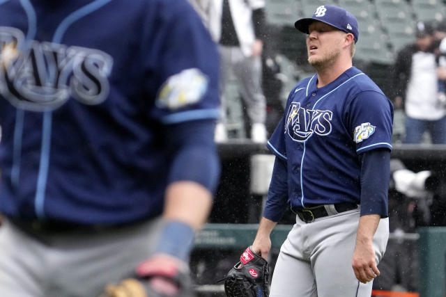 Vaughn's walk-off homer helps stop White Sox's slide with wild 12-9 win  over Rays