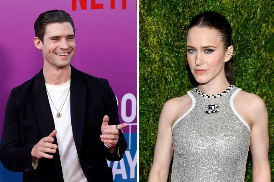 FILE - Starring in the upcoming "Superman: Legacy" movie is "Pearl" actor David Corenswet, left, as Superman and "The Marvelous Mrs. Maisel" lead Rachel Brosnahan, right, as Lois Lane. A casting call is out for the movie in Georgia.