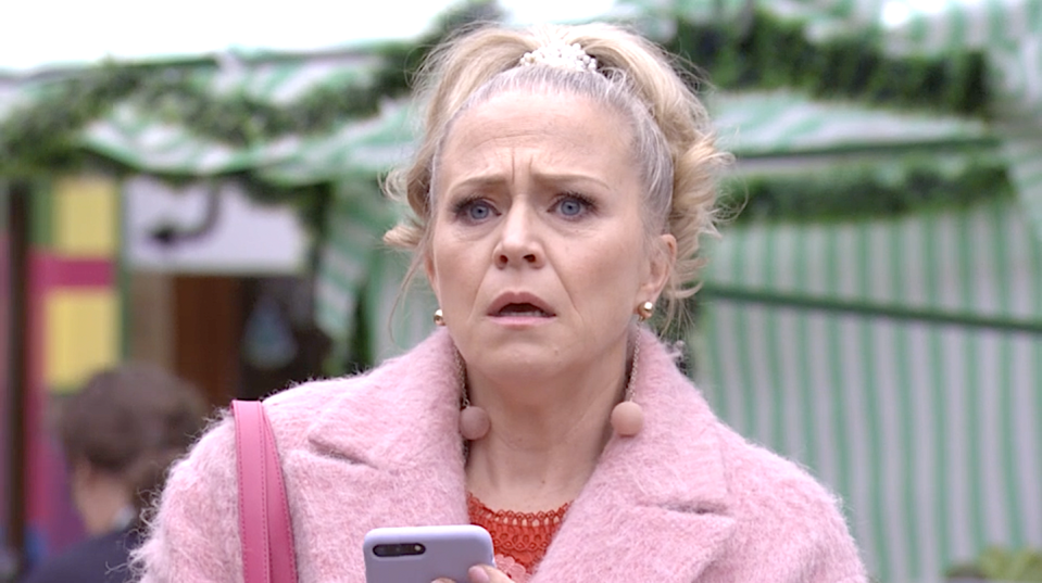 kellie bright as linda carter in eastenders