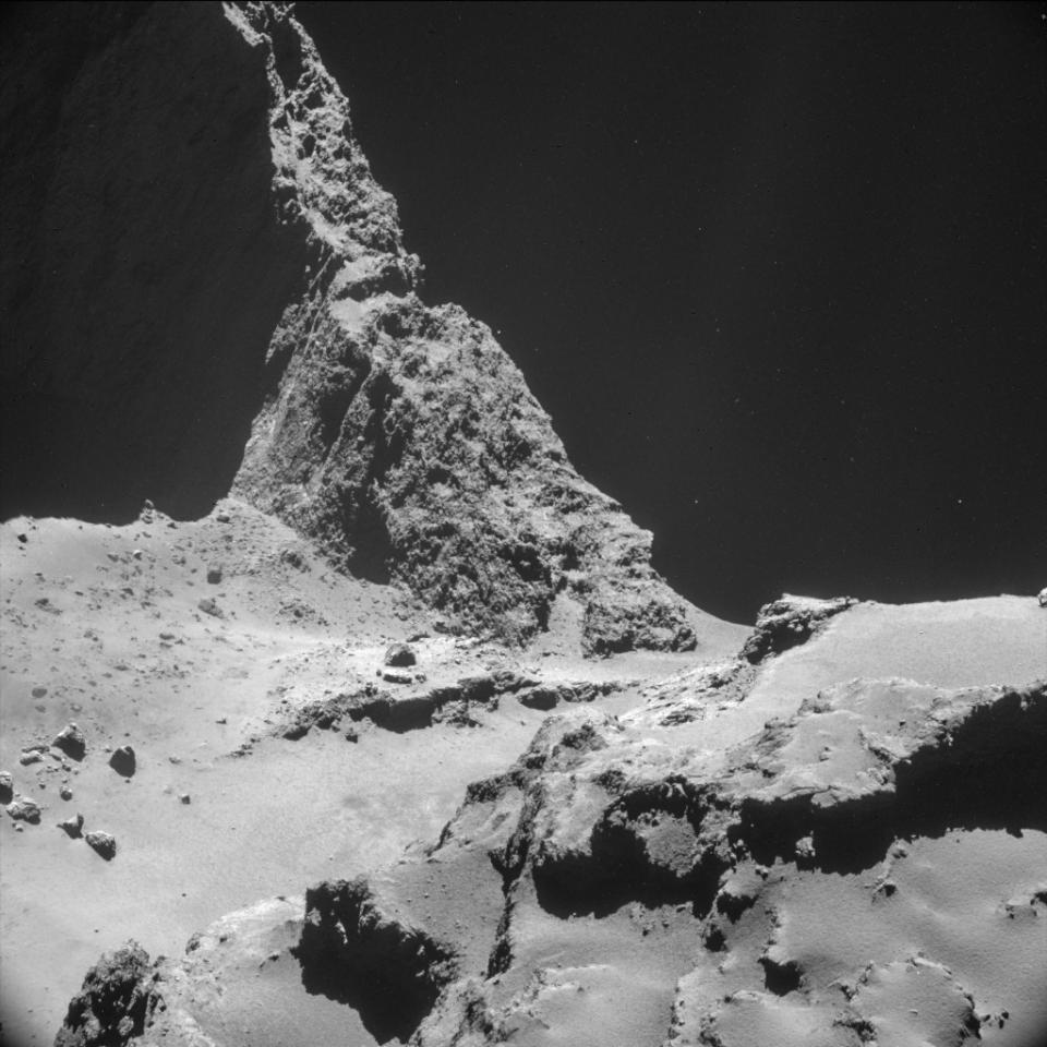 Scientists landed a probe on a comet this week – here are the first amazing pictures