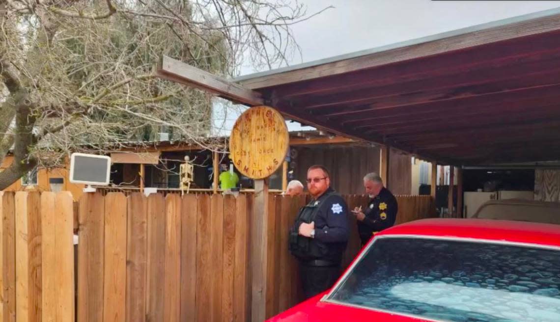 Fresno police, along with officers from Reedley and other California cities, are helping flood victims in Tulare County.