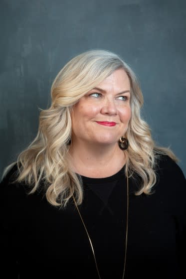 PARK CITY, UTAH -- JANUARY 26, 2019 -- Actor Paula Pell, from the television series, "IFC's Documentary Now!," photographed at the L.A. Times Photo and Video Studio at the 2019 Sundance Film Festival, in Park City, Utah, United States on Saturday, Jan. 26, 2019 (Jay L. Clendenin / Los Angeles Times)