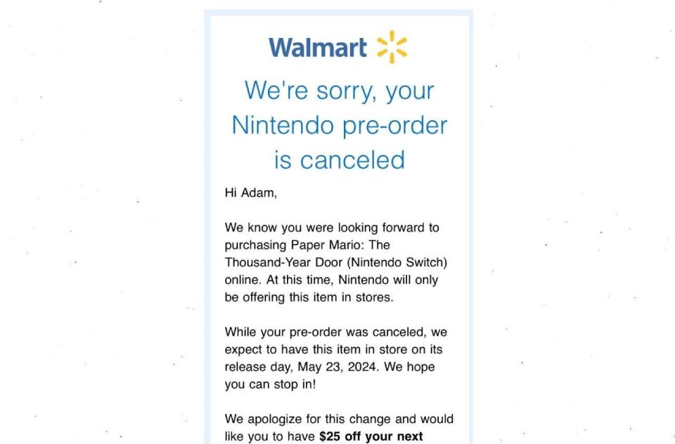 Este es el mensaje de Walmart