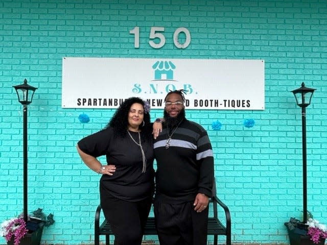 Spartanburg's New & Old Booth-tiques, located at 150 W Henry St. in downtown Spartanburg, is a new vendor marketplace shop. Owners, Suki and Jason Greene, said it's been their dream to highlight their creativity and want to make shopping at The S.N.O.B an experience.