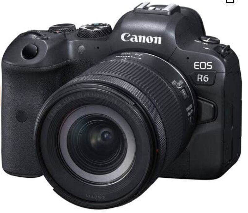 Canon EOS R6 Kit RF24-105mm f/4-7.1 IS STM. PHOTO: Amazon