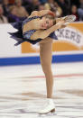 ONTARIO, CA - OCTOBER 23: Carolina Kostner of Italy performs in Ladies Free Skating during Hilton HHonors Skate America at Citizens Business Bank Arena on October 23, 2011 in Ontario, California. (Photo by Stephen Dunn/Getty Images)